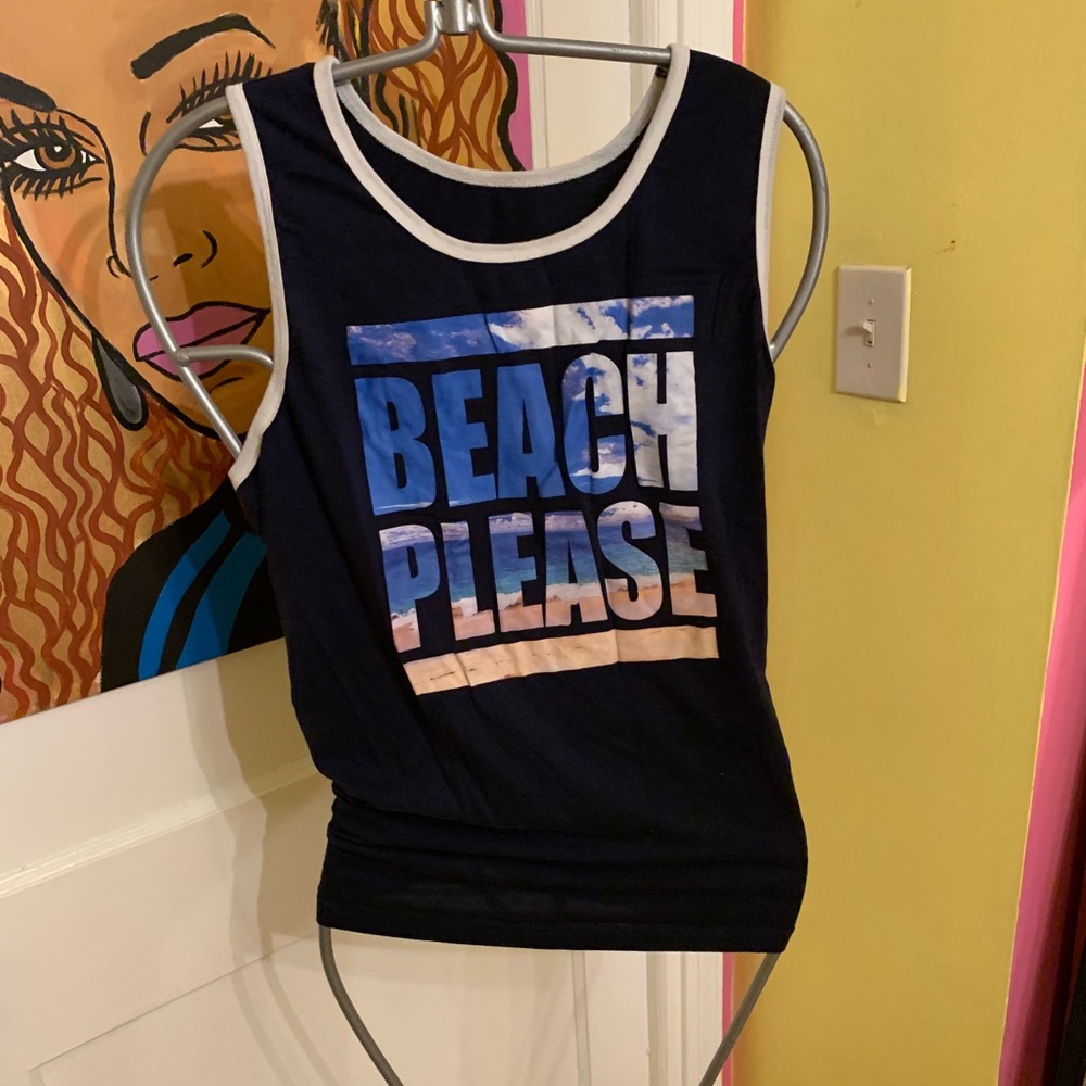 Beach please tank